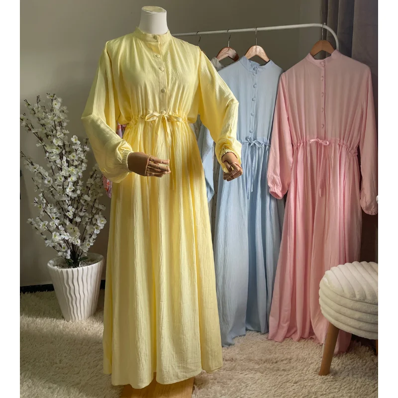 ROBE - JAUNE PASTEL
