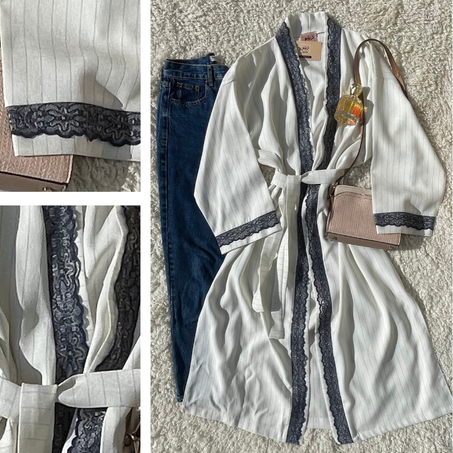 KIMONO AVEC DENTELLE