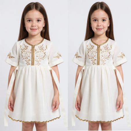 كسوة المناسبات والأعياد تقليدية بالطرز