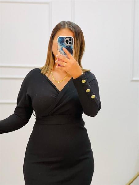 S67 Pencil Dress Black