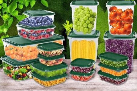 🥗 Set de Boîtes de Rangement Alimentaire – 18 pièces hermétiques 🥦🍓