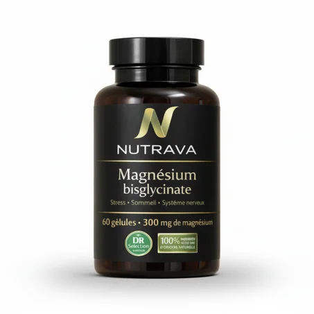 NUTRAVA Magnésium Bisglycinate – Stress, Sommeil & Système Nerveux