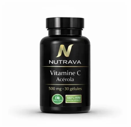 NUTRAVA Vitamine C Acérola – Immunité, Énergie & Forme