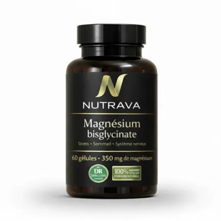 NUTRAVA Magnésium Bisglycinate – Stress, Sommeil & Système Nerveux