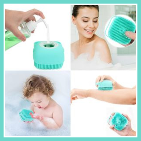 Brosse de bain en silicone