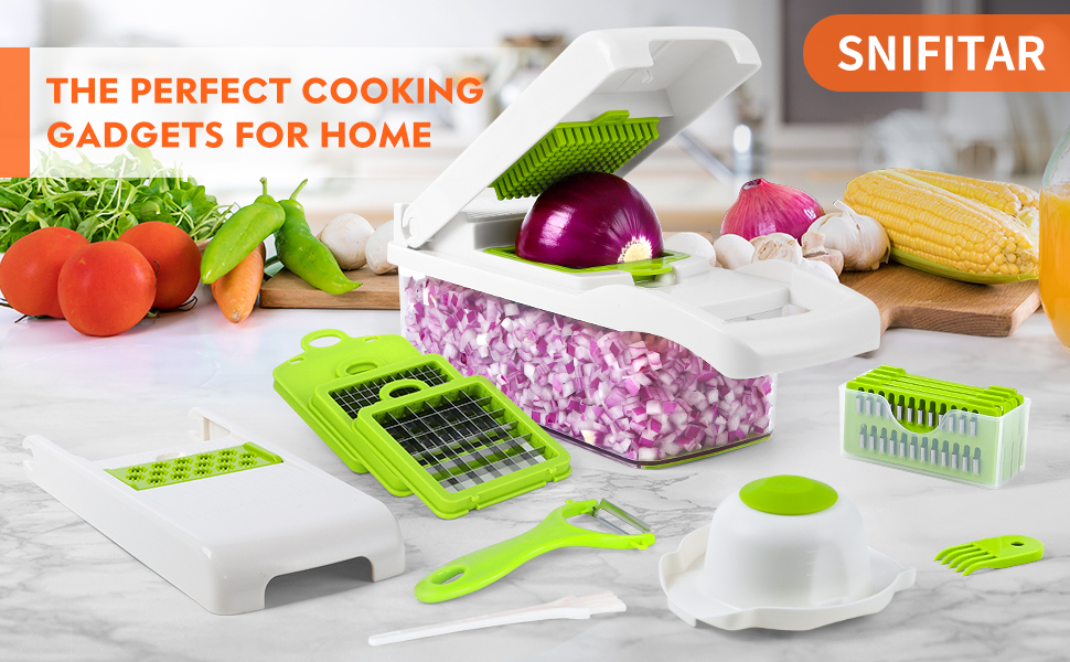 Vegetable ChopperOnion ChopperFood Chopper Kitchen Vegetable Slicer Dicer Cutter,Veggie Chopper