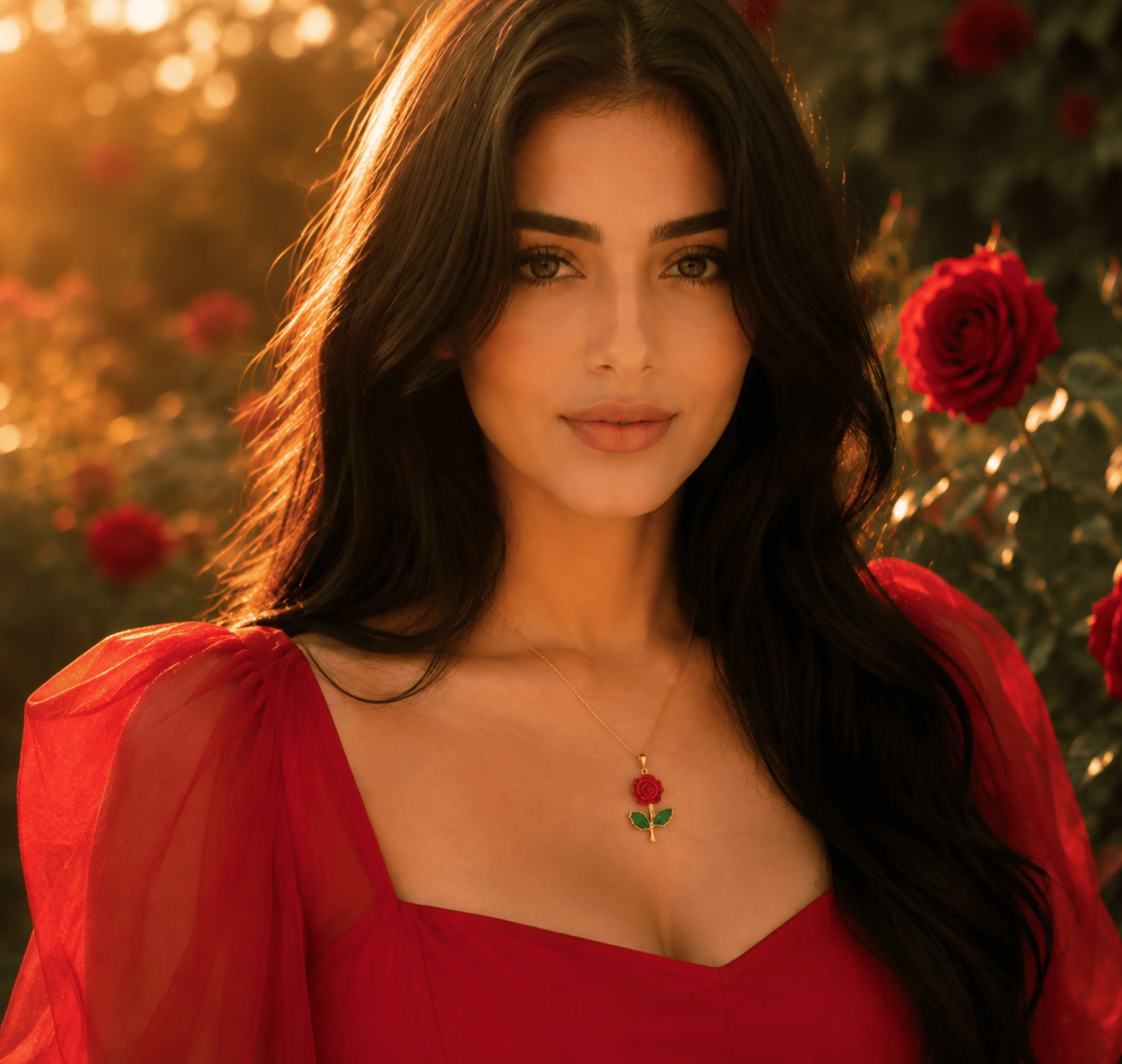 سلسلة وردة الحب الأبدي
