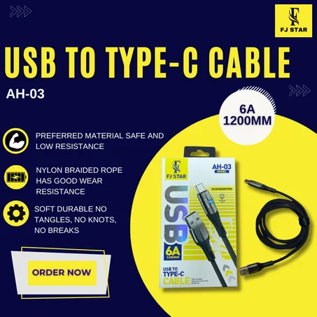 Cable Fj Star Usb To Type-c
