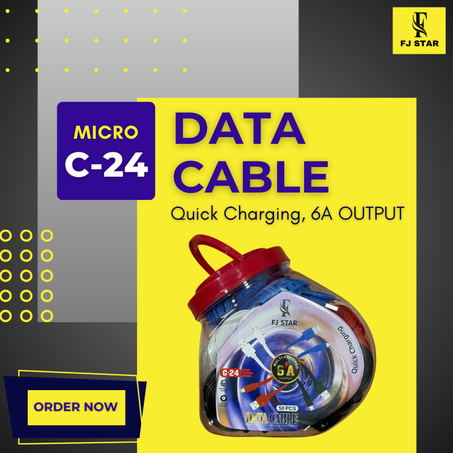 Cable Fj Star Micro To Usb 6A Output C-24