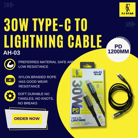 Cable Fj Star 30W Type-c To Lightning