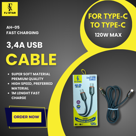 Cable Fj Star Type-c To Type-c AH-05