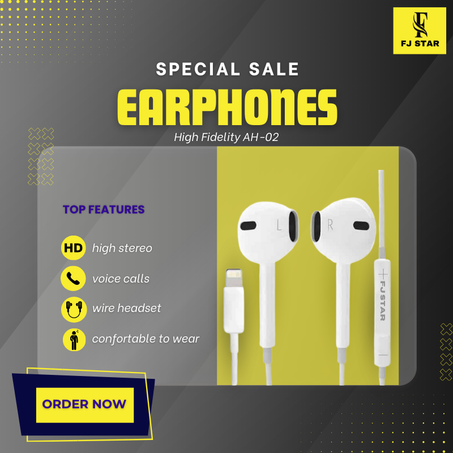 Earphones Fj Star Lightning  AH-02
