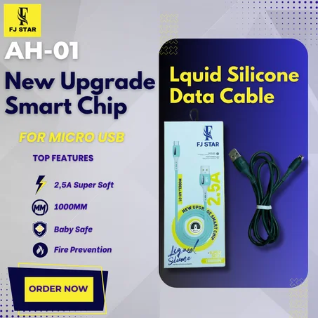 Cable Fj Star Lquid Silicone Data Micro To Usb  AH-01