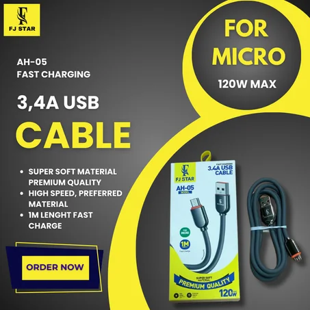 Cable Fj Star Usb To Micro AH-05