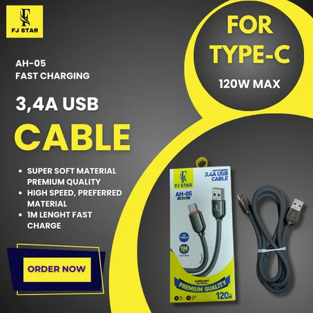 Cable Fj Star Usb To Type-c AH-05