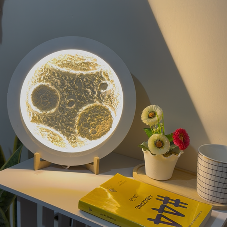 l ديكور القمر المضيئ - cadre de la lune lumineuse