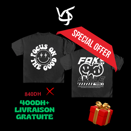 OFFRE 2 T SHIRTS