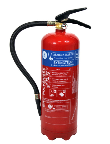 Extincteur 6 L Eau Pulvérisée