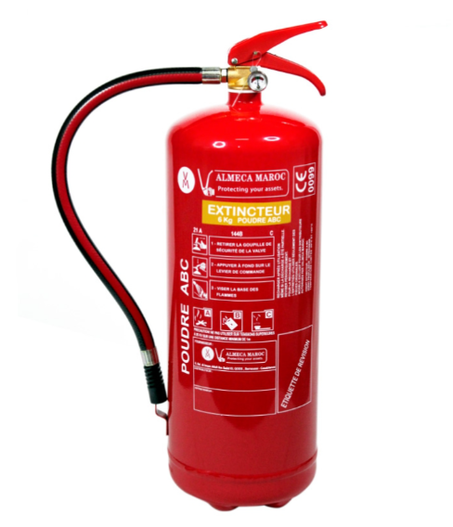 Extincteur 6 Kg Poudre ABC