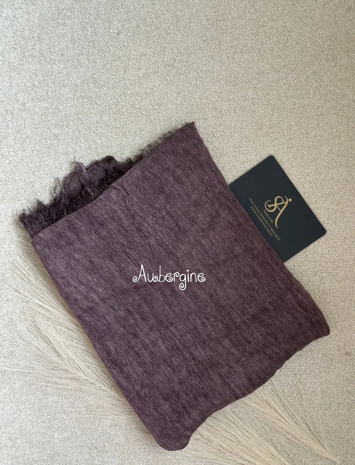 Hijab Thaïlandais Refiled/couleur : Aubergine