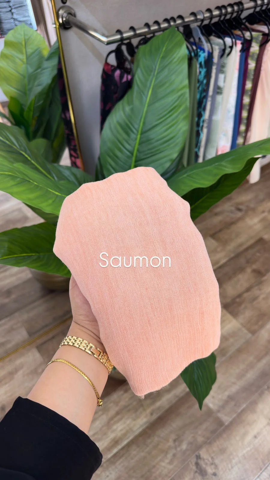 Hijab Thaïlandais Refiled/   couleur : saumon