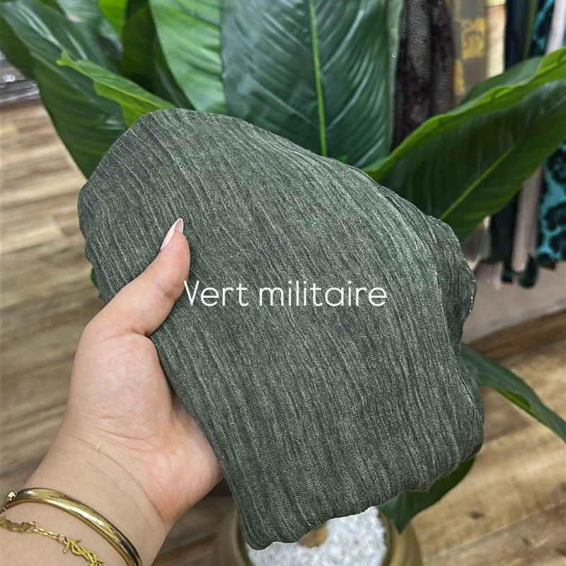 Hijab Thaïlandais Refiled/couleur : vert militaire