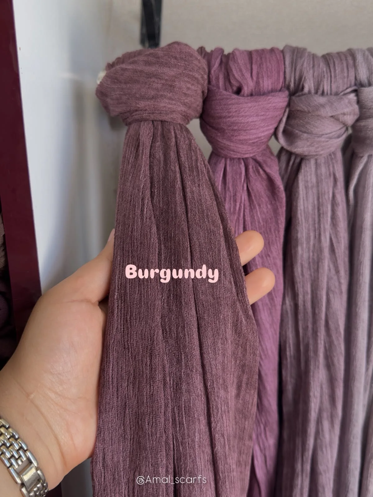 Hijab Thaïlandais Refiled  📏 Dimensions : 2m / 70cm     couleur : stone