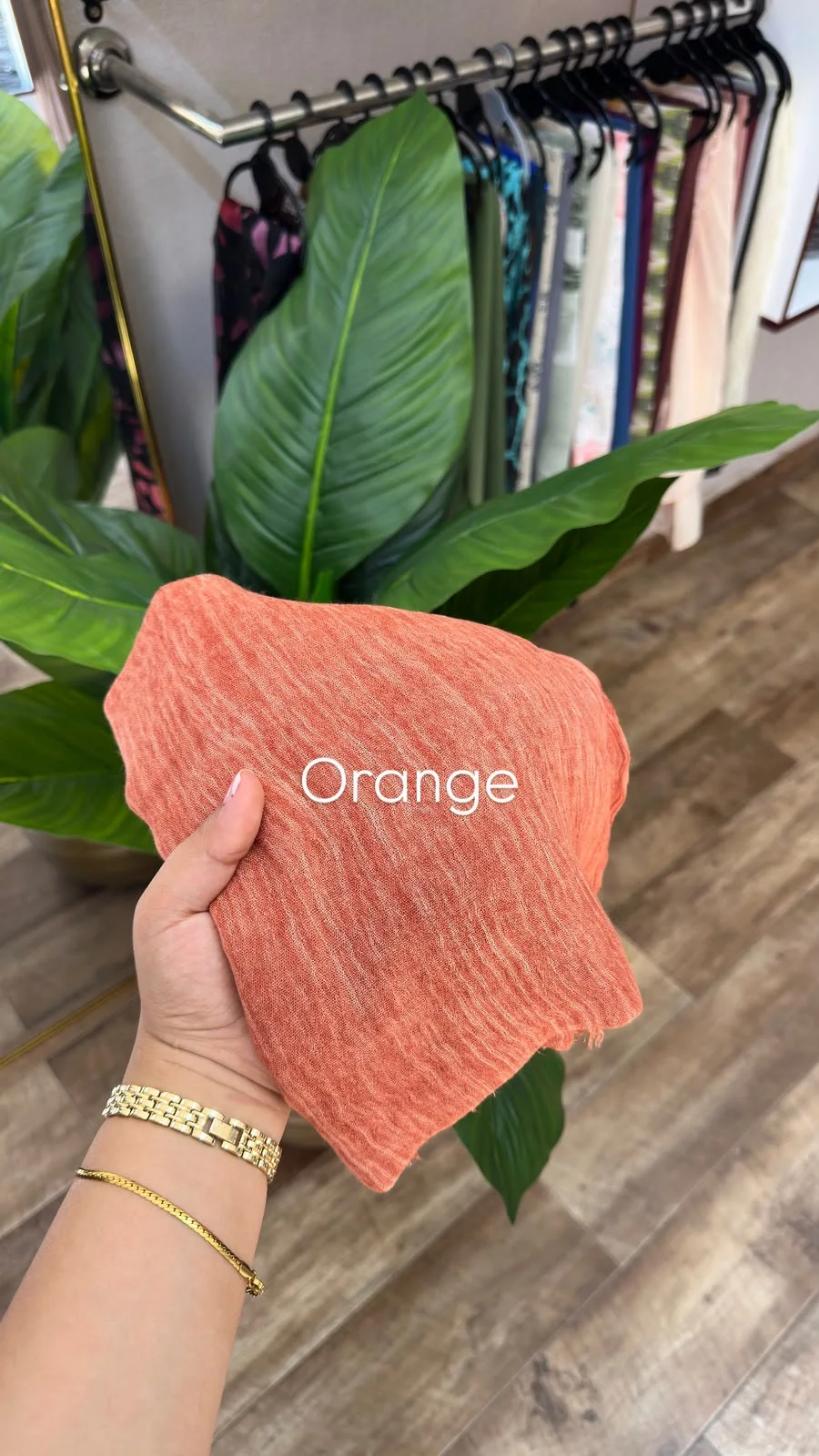 Hijab Thaïlandais Refiled/   couleur : orange