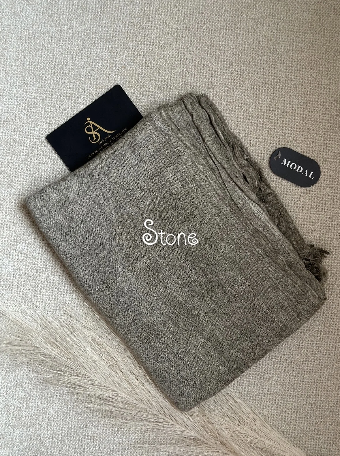 Hijab Thaïlandais Refiled /  couleur : stone