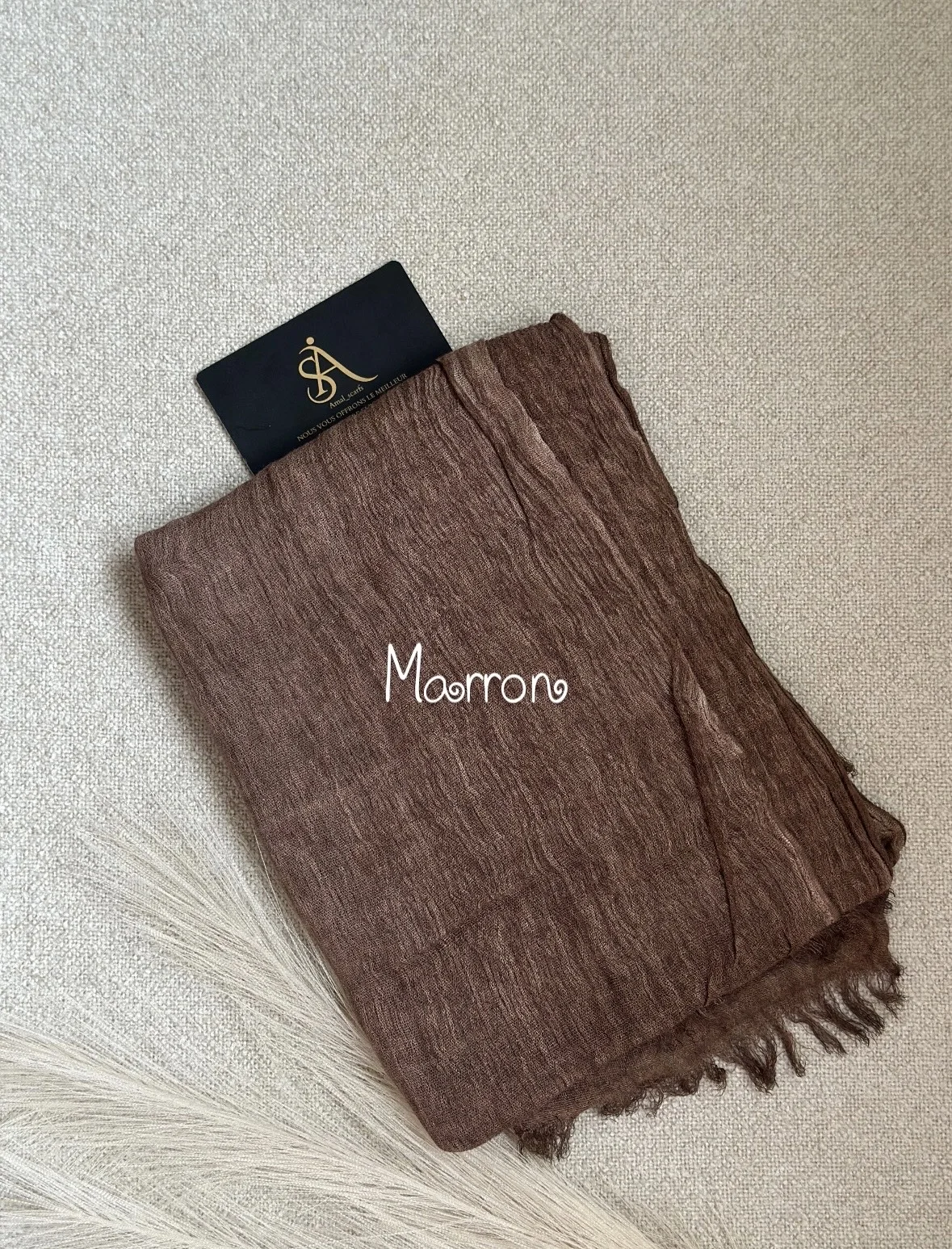 Hijab Thaïlandais Refiled/couleur : Marron