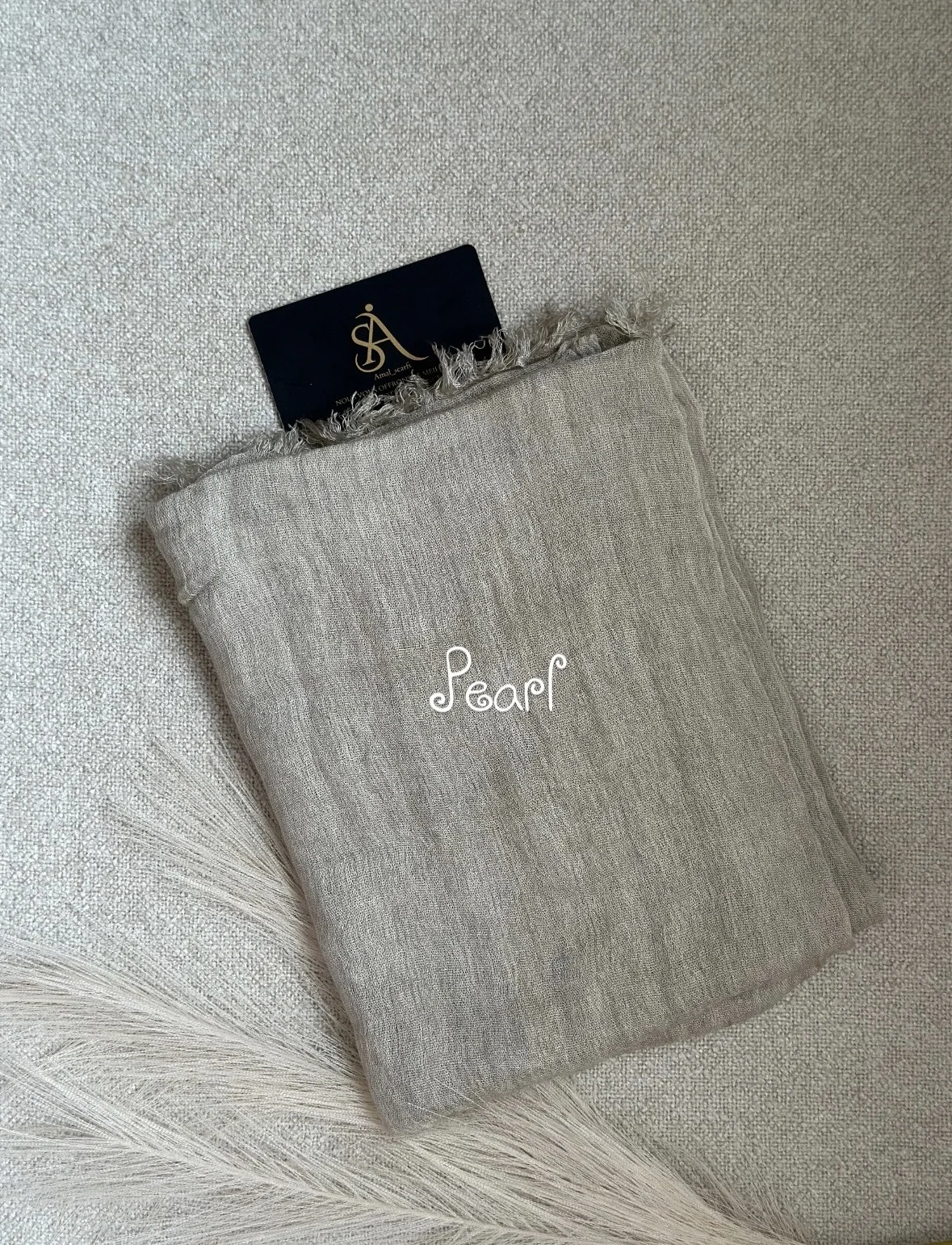 Hijab Thaïlandais Refiled /couleur : pearl