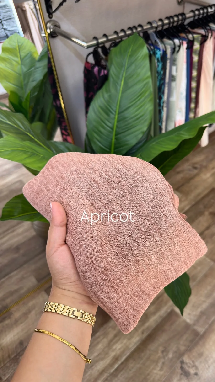 Hijab Thaïlandais Refiled/ couleur : Apricot
