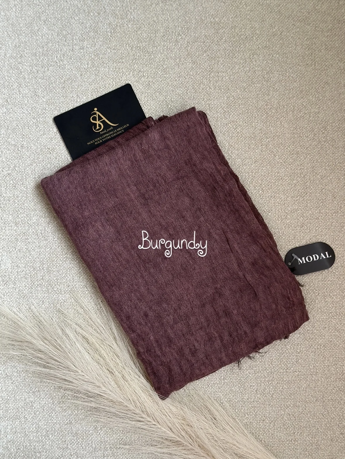 Hijab Thaïlandais Refiled / couleur : Burgundy