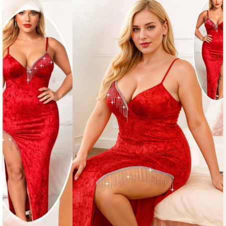 ✔️حمراء ومغرية.. هاد الليلة غادي تبقى فالبال ❤️