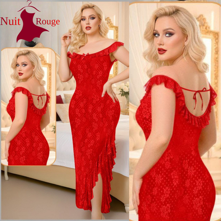 ✔️حمراء ومغرية.. هاد الليلة غادي تبقى فالبال ❤️