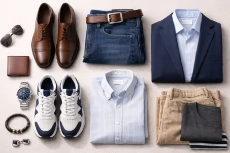 ملابس وأحذية رجالية