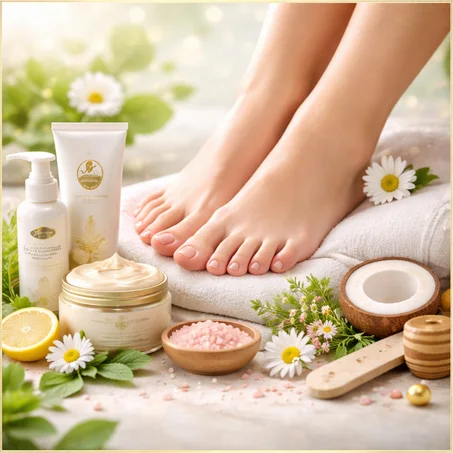 مجموعة العناية بالقدمين