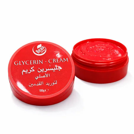 كريم الجليسرين الأحمر لتوريد القدمين