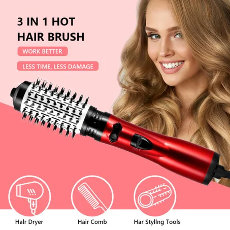 3 in 1 Rotating Electric Hair Straightener