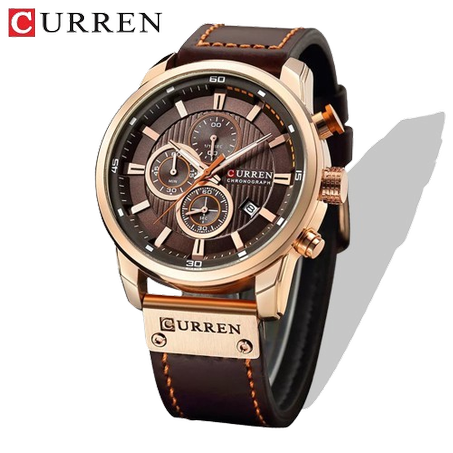 ساعة CURREN – ساعة رياضية رجالية كوارتز، من ماركة فاخرة، بتصميم كاجوال وعسكري، موديل 8291