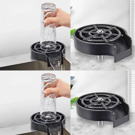 Automatic High Pressure Cup Washer Faucet Glass Rinser Glass Cup Washer