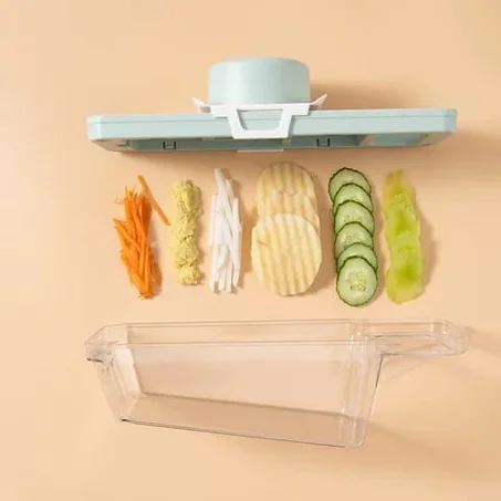 Household Stainless Steel Multifunctional Vegetable Cutter Manual Integrated Fast Vegetable Chopper