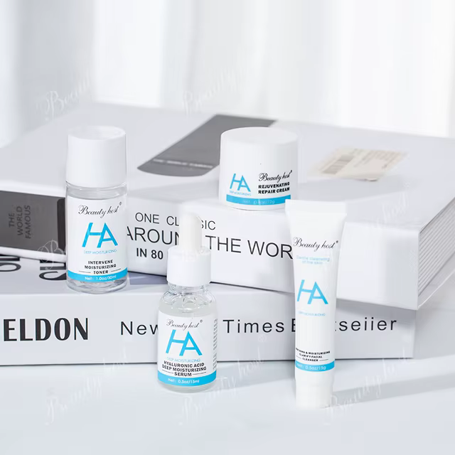 Kit de Viaje Facial con Ácido Hialurónico – Hidratante Profunda Antiarrugas