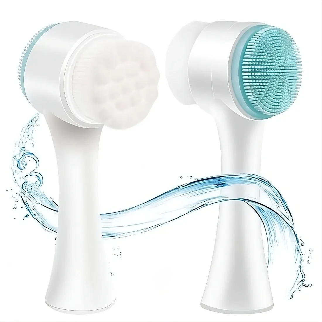 Cepillo Facial 2 en 1 de Silicona Zahira™