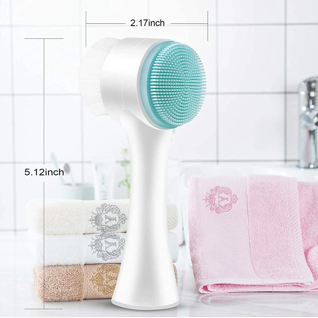 Cepillo Facial 2 en 1 de Silicona Zahira™
