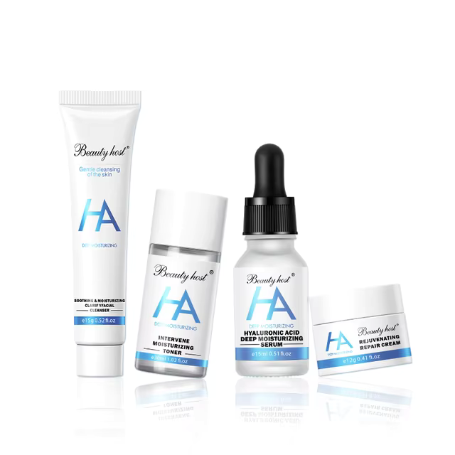 Kit de Viaje Facial con Ácido Hialurónico – Hidratante Profunda Antiarrugas