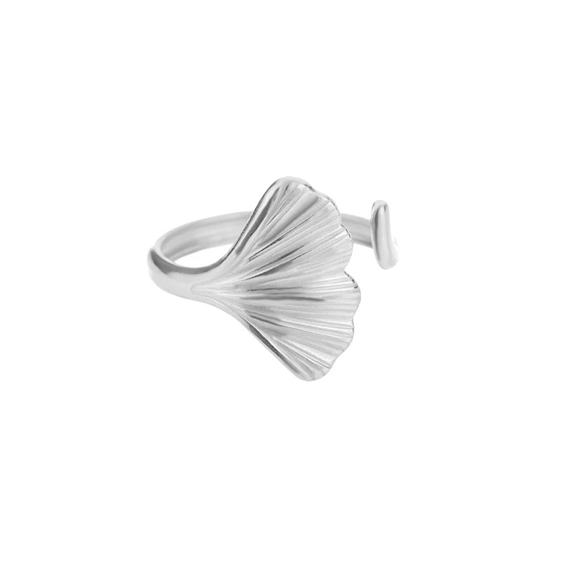 Anillo Concha Dorada – Acero Inoxidable 316L