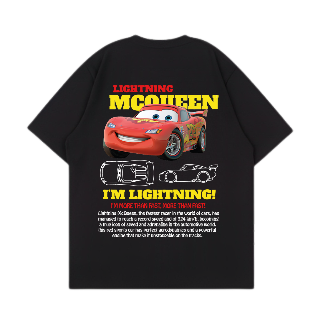 Pack 2 T-shirt Cars McQueen et Sally