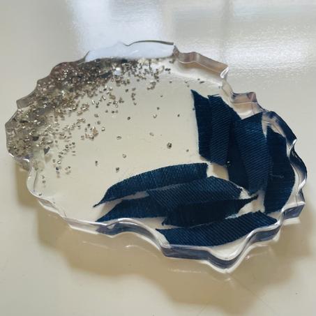 "Blue jeans"sous verre VENDU