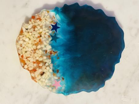 "Ocean" sous verre VENDU